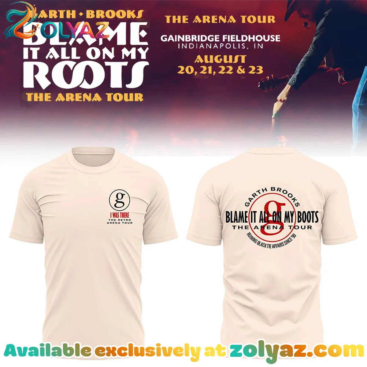 Blame It All On My Roots Arena Tour T-Shirt & Hoodie - Series 6