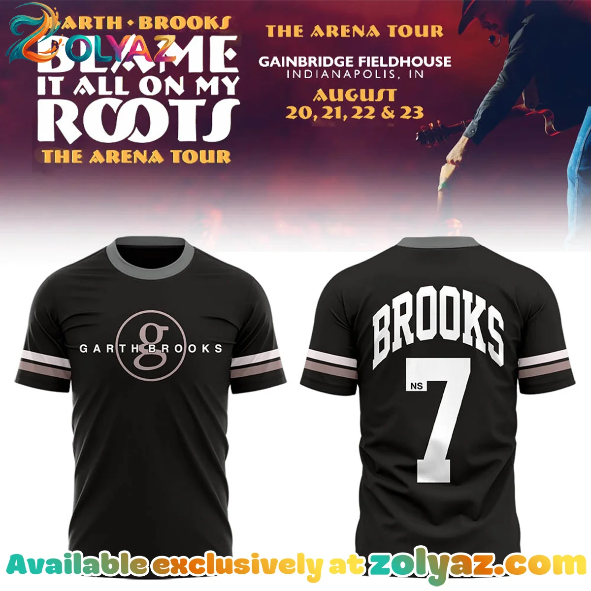 Blame It All On My Roots Arena Tour T-Shirt & Hoodie (Release 8)