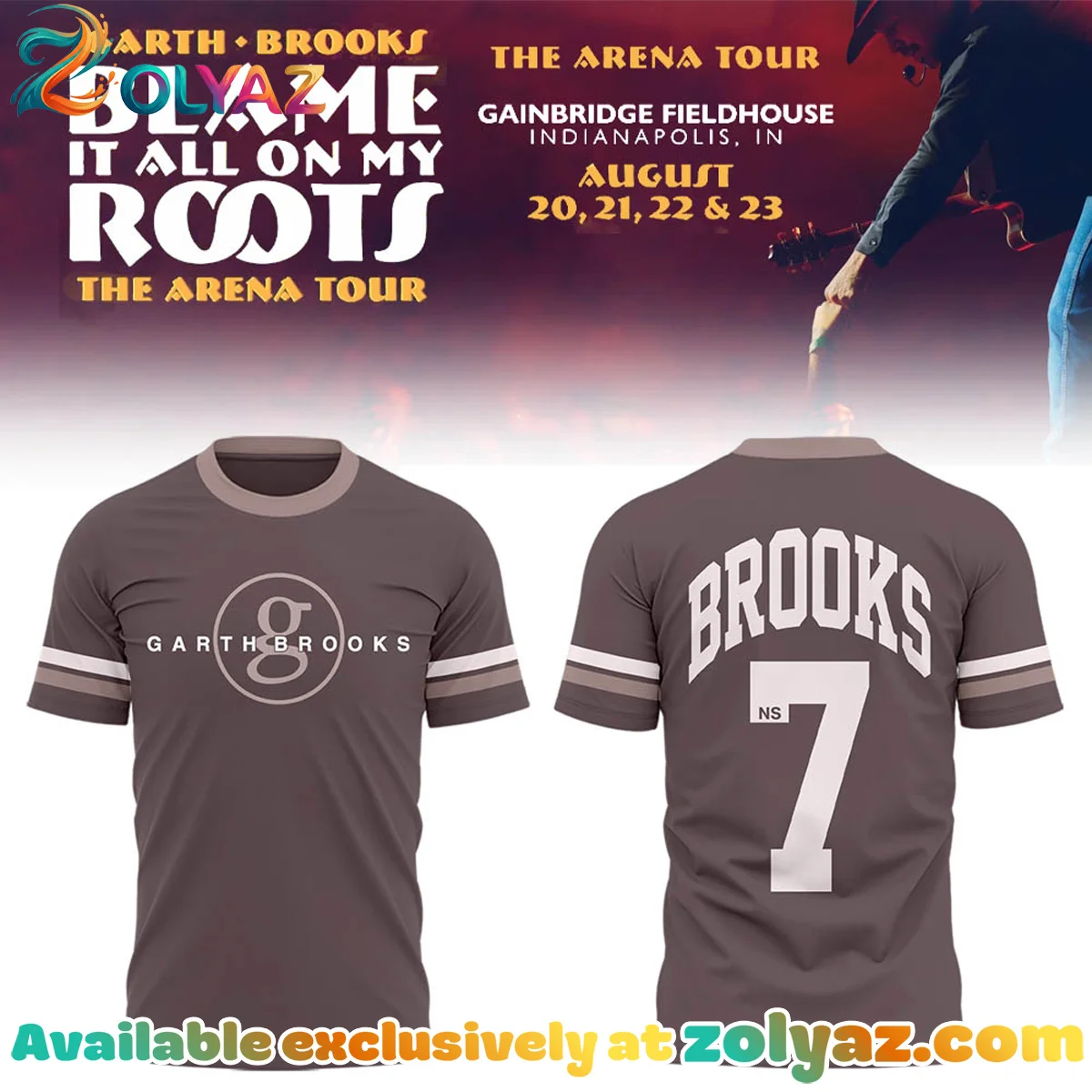 Blame It All On My Roots Arena Tour Shirt & Hoodie (Design 9)
