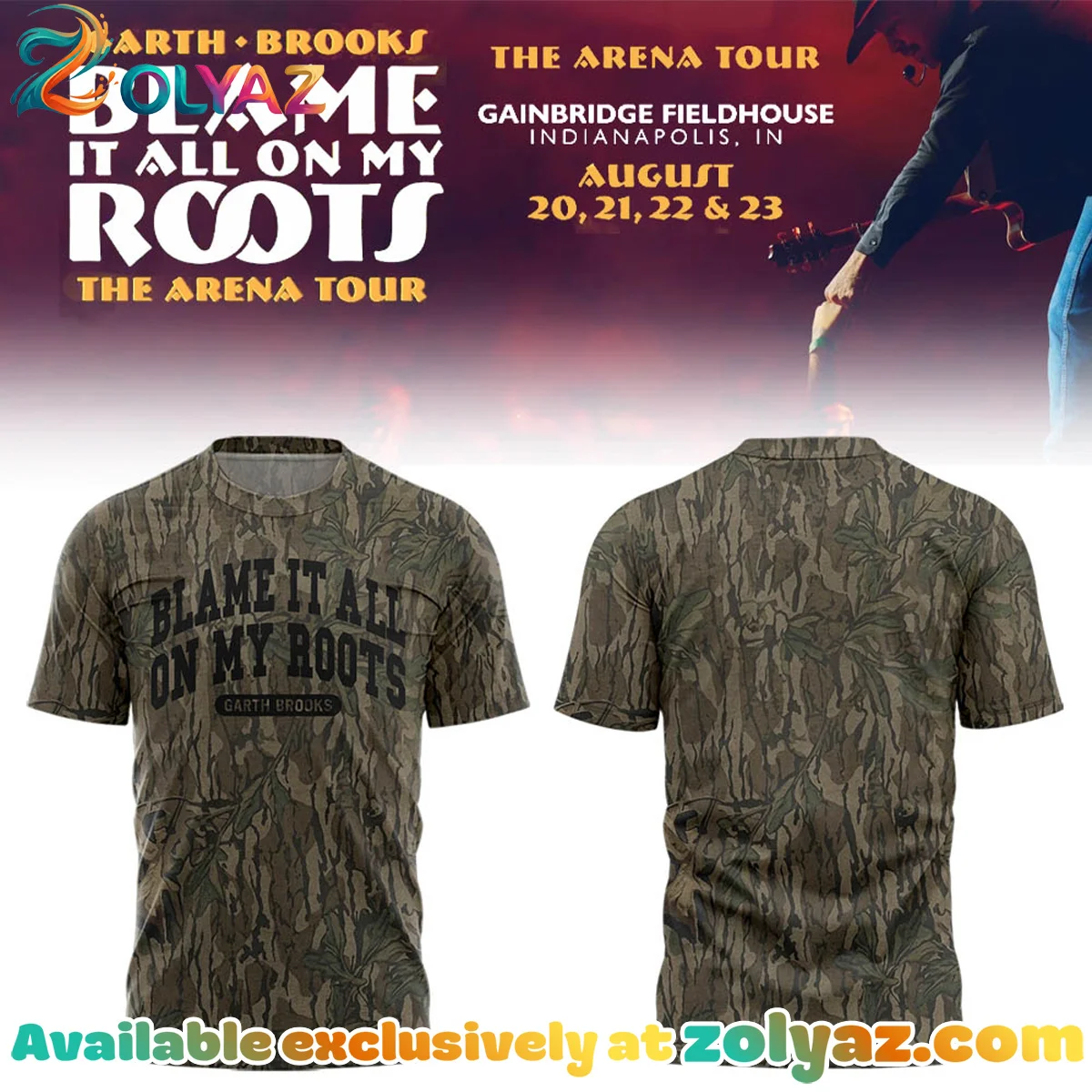 Blame It All On My Roots Arena Tour T-Shirt & Hoodie - Variant 10