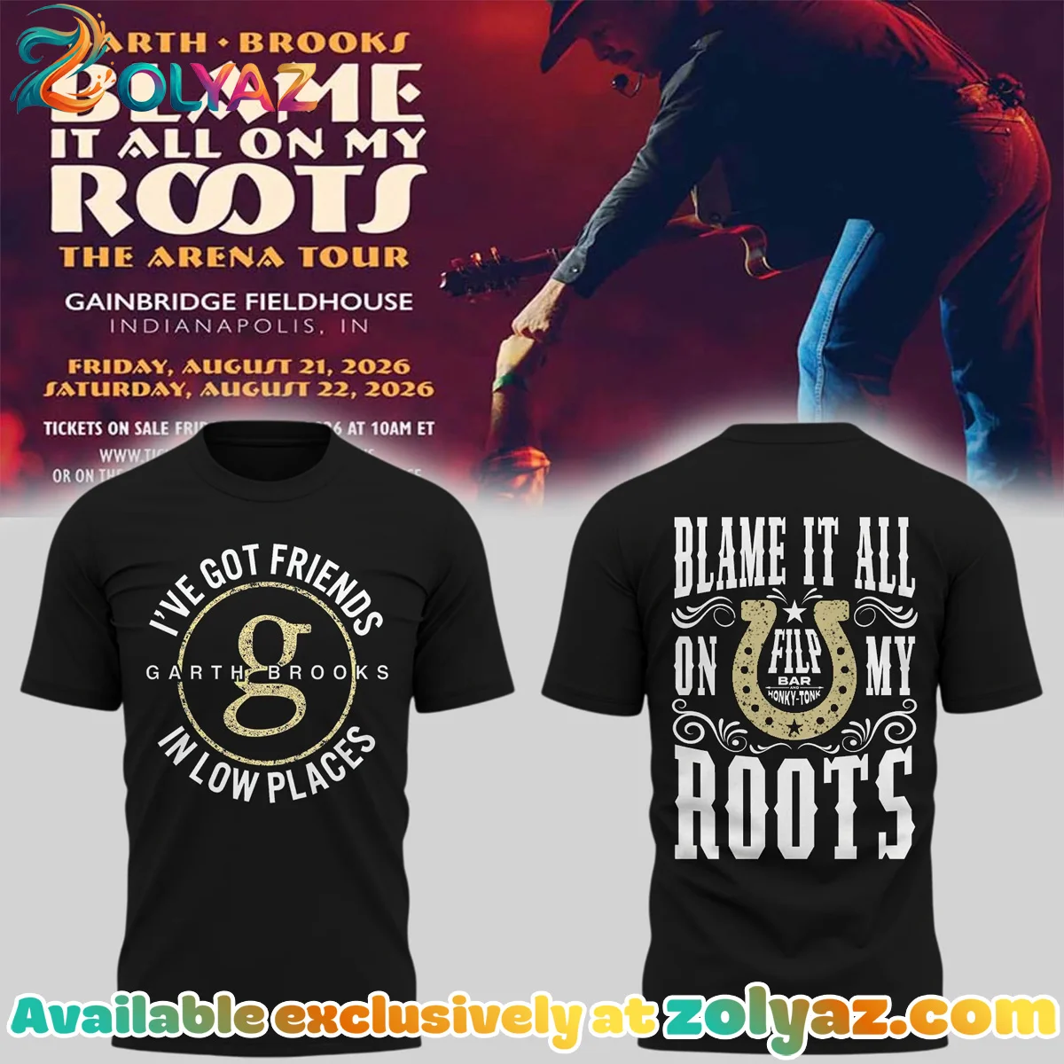 Blame It All On My Roots The Arena Tour Shirt & Hoodie - Part 3