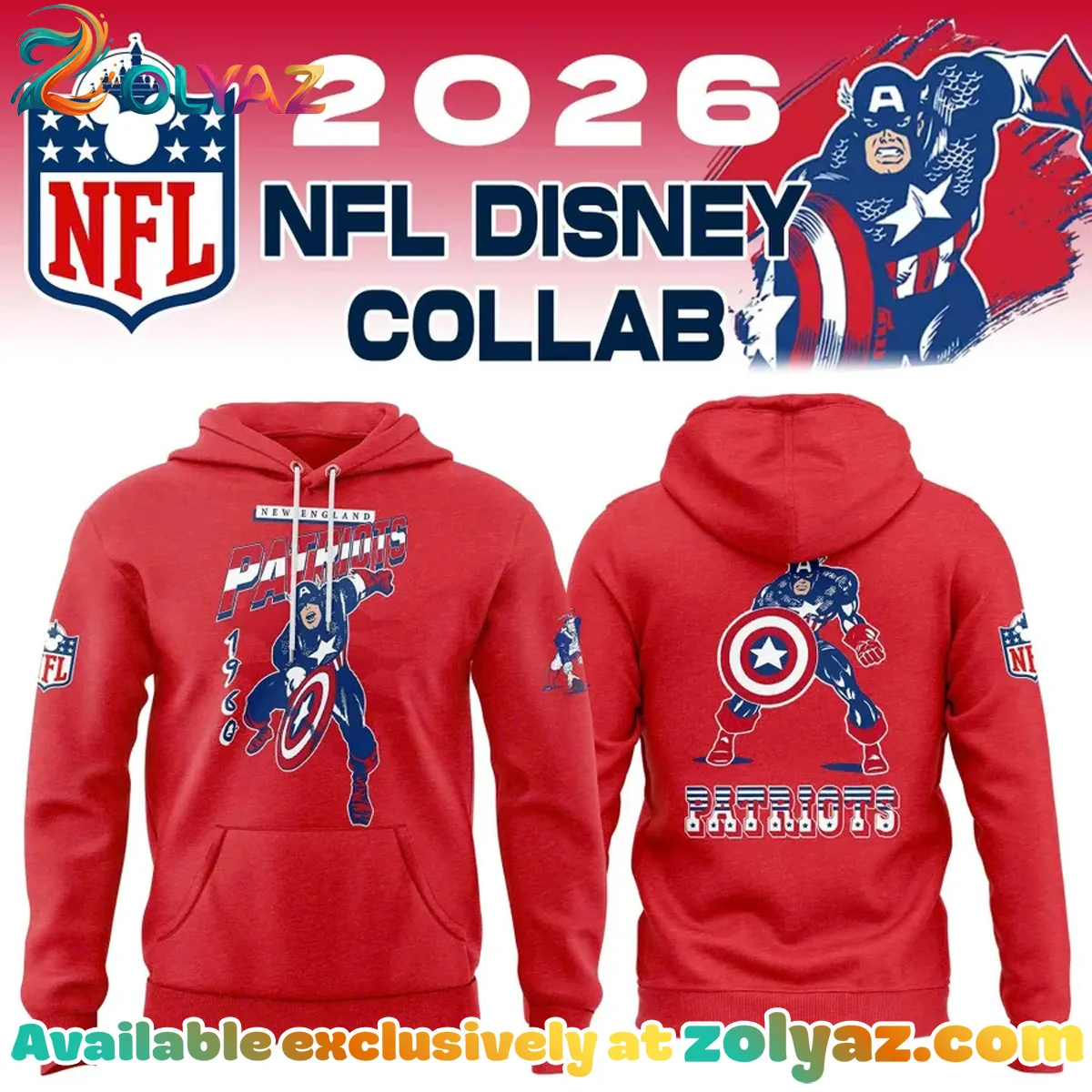 Disney x Patriots Shirt & Hoodie - Variant 2