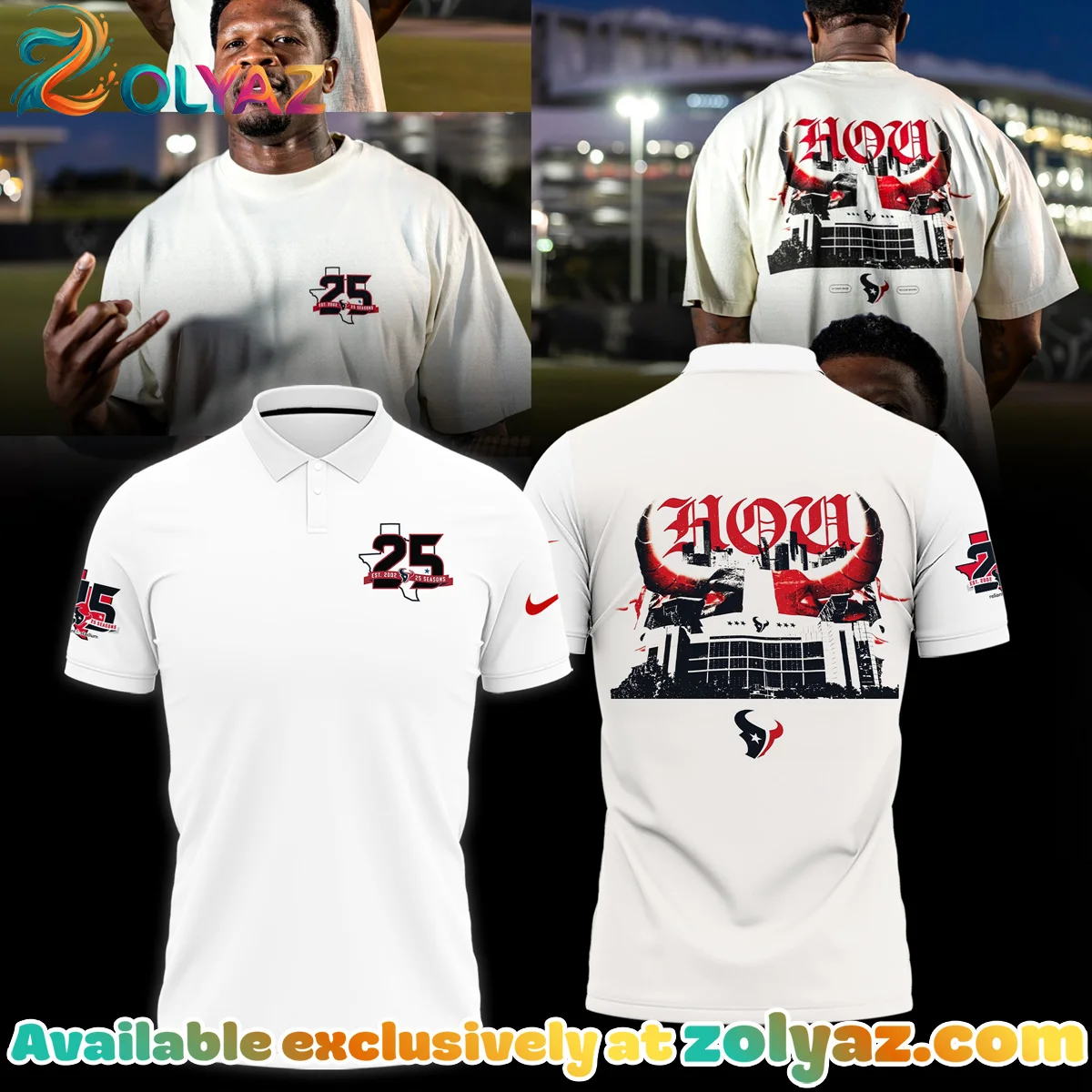 HTexans Shirt & Hoodie (Style 3) HTexans Shirt & Hoodie (Style 3)