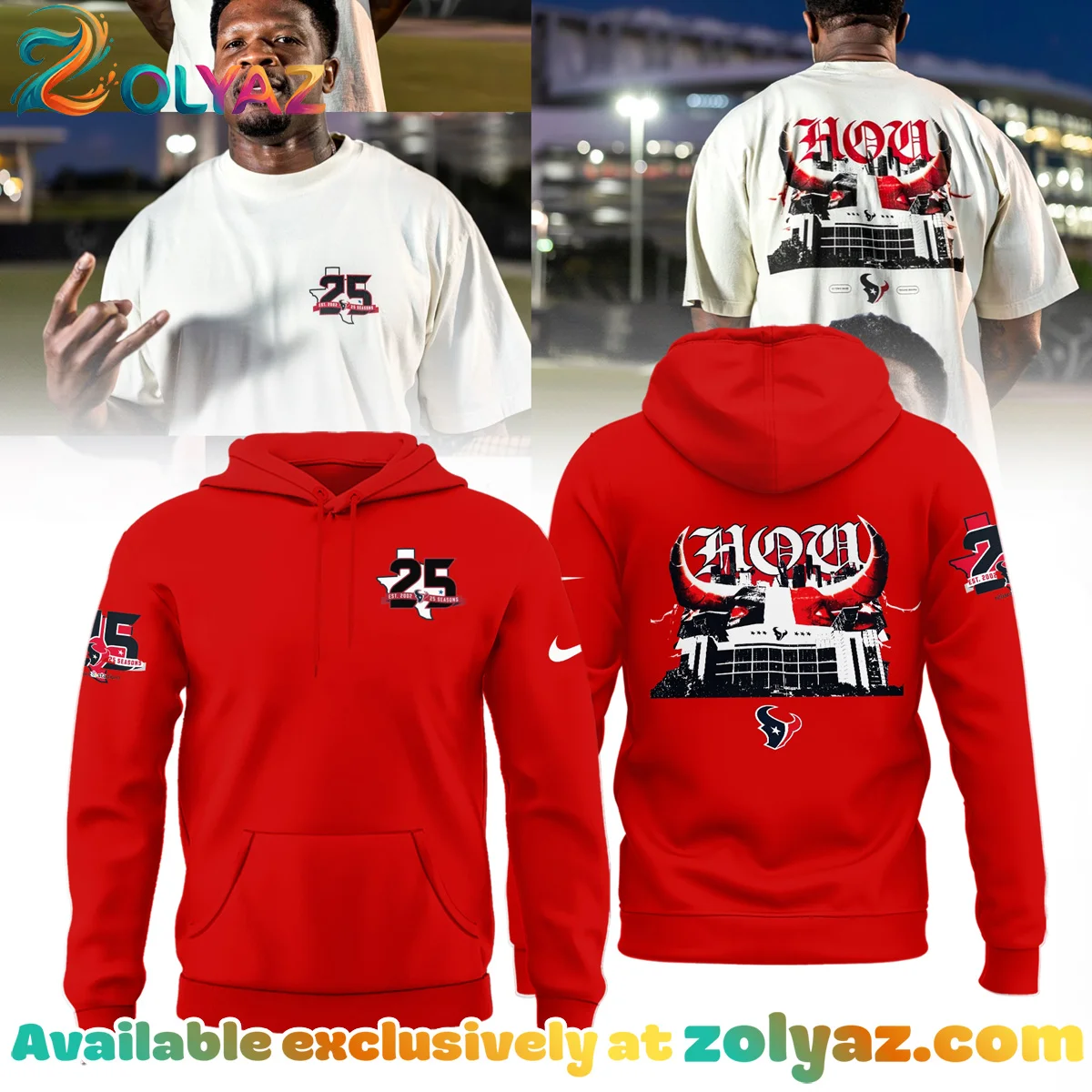HTexans Shirt & Hoodie - Variant 2 HTexans Shirt & Hoodie - Variant 2