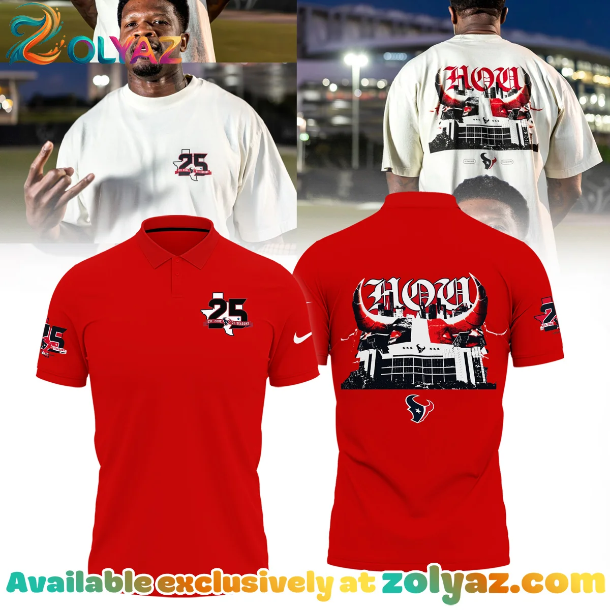 HTexans Shirt & Hoodie - Variant 2 HTexans Shirt & Hoodie - Variant 2