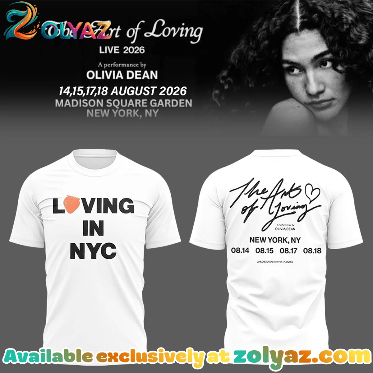 The Art of Loving Live T-Shirt & Hoodie - Series 1