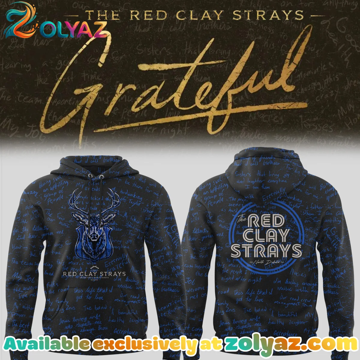 The Grateful Tour Grand Forks ND Shirt & Hoodie (Design 1)