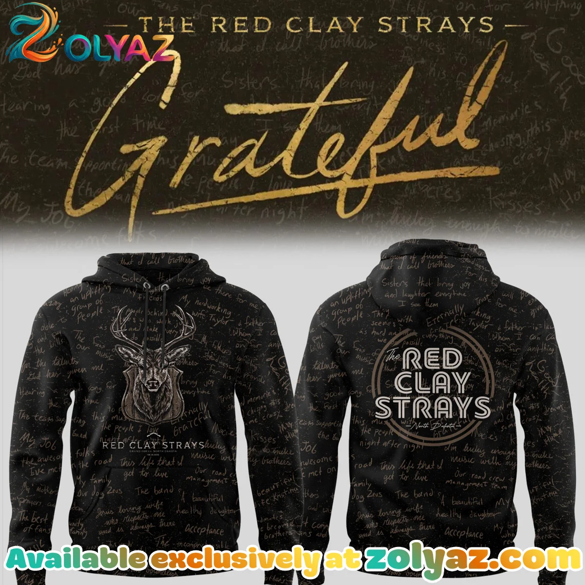 The Grateful Tour Grand Forks ND T-Shirt & Hoodie (Release 2)