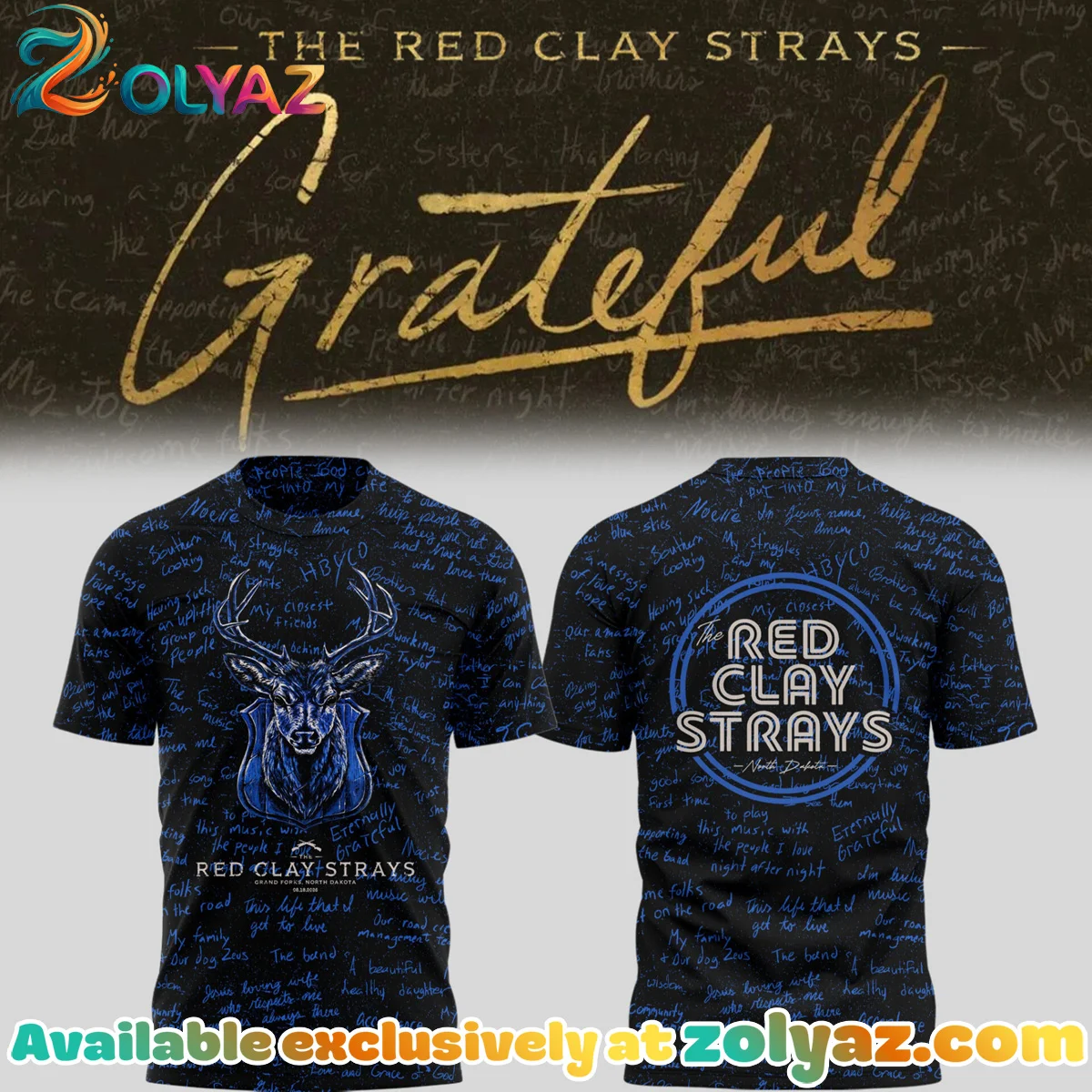 The Grateful Tour Grand Forks ND T-Shirt & Hoodie - Variant 5