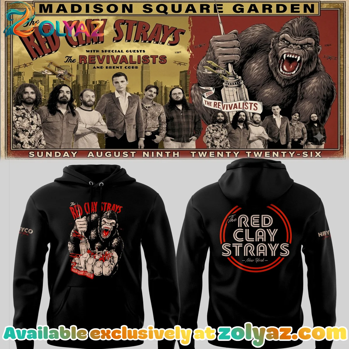 The Grateful Tour MSG NYC Shirt & Hoodie - Variant 3
