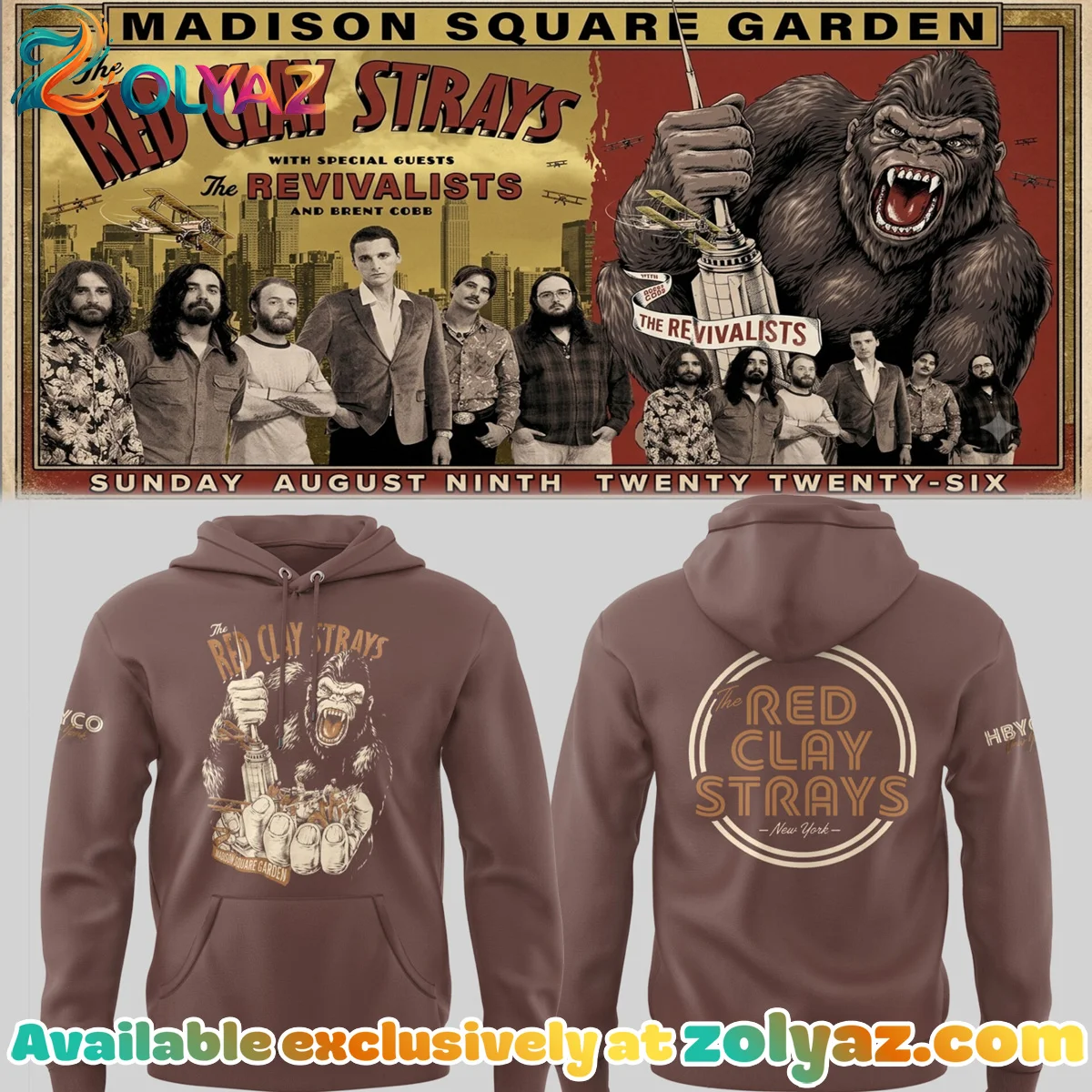The Grateful Tour MSG NYC Shirt & Hoodie (Release 4)