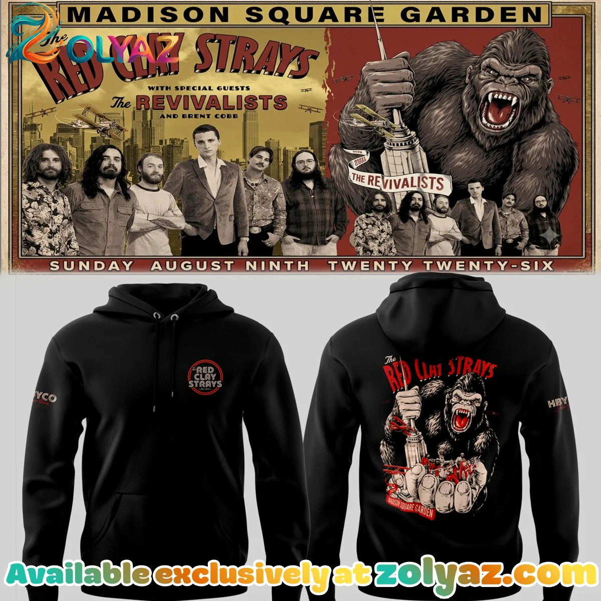 The Grateful Tour MSG NYC T-Shirt & Hoodie (Design 5)