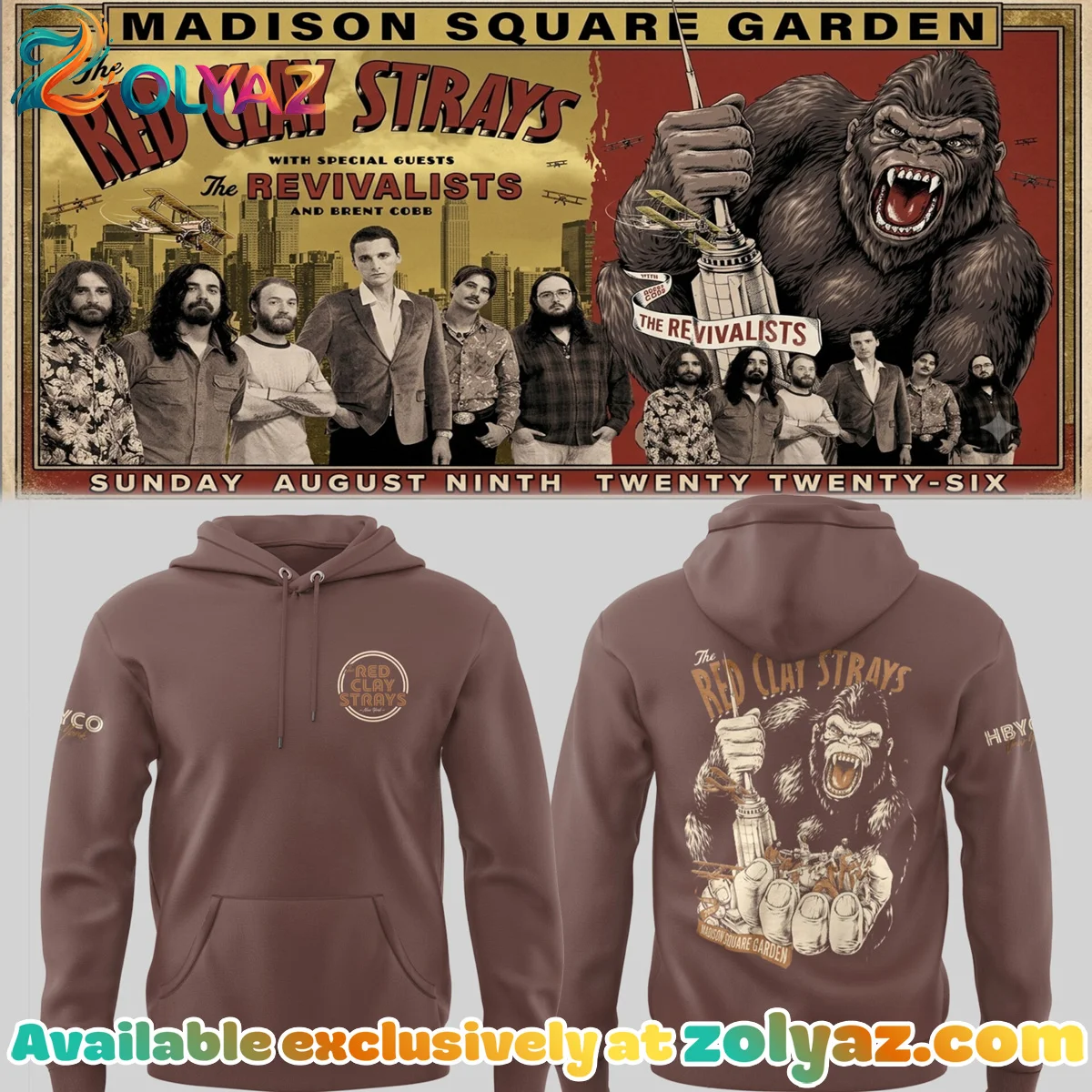 The Grateful Tour MSG NYC T-Shirt & Hoodie (Design 6)