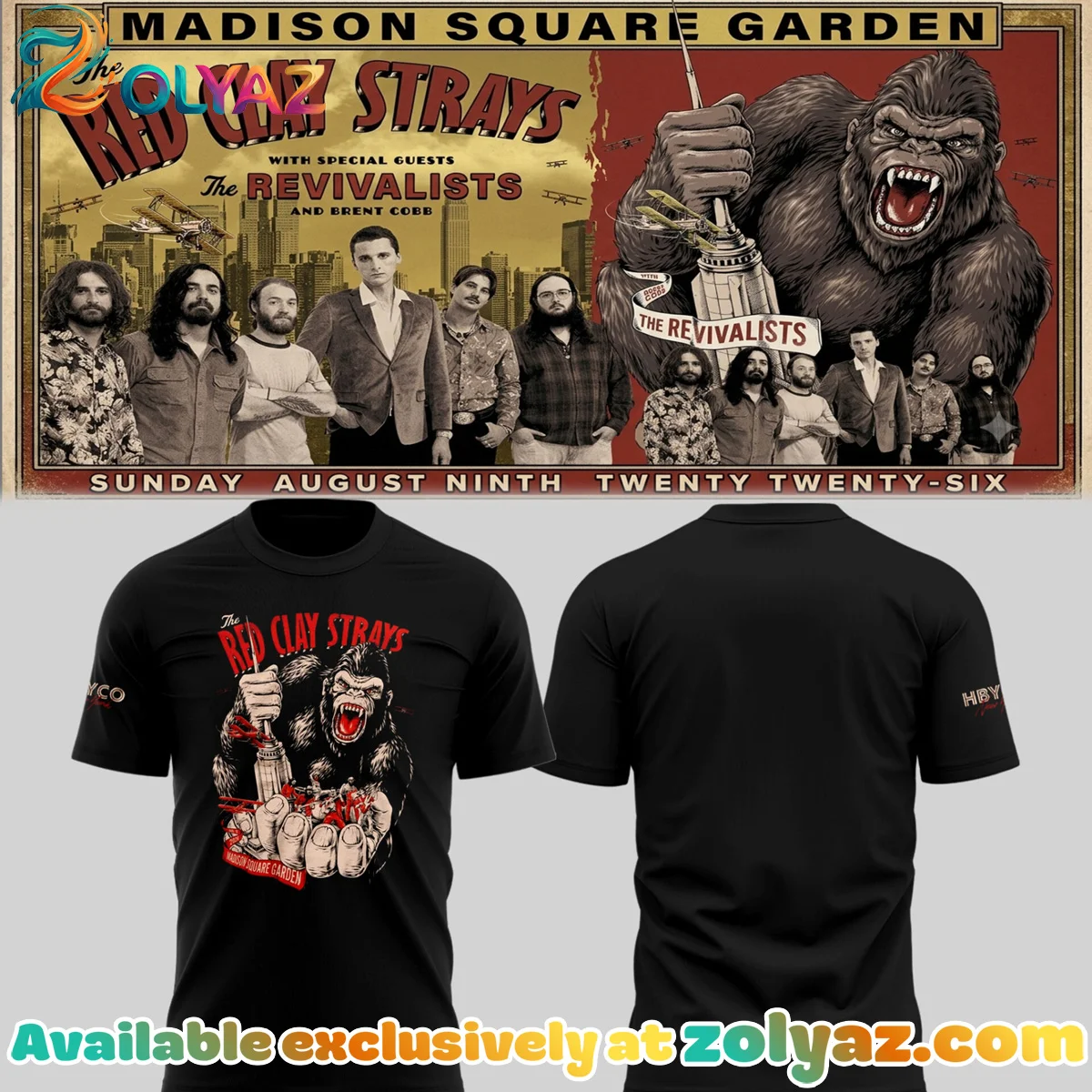 The Grateful Tour MSG NYC T-Shirt & Hoodie (Release 7)