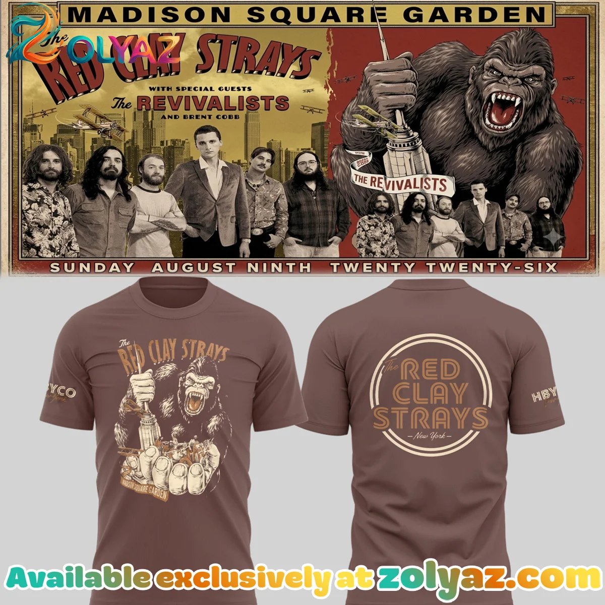 The Grateful Tour MSG NYC T-Shirt & Hoodie (Style 10)