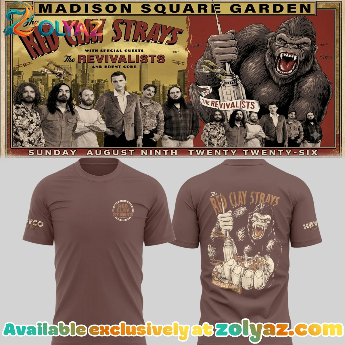 The Grateful Tour MSG NYC Shirt & Hoodie (Release 12)