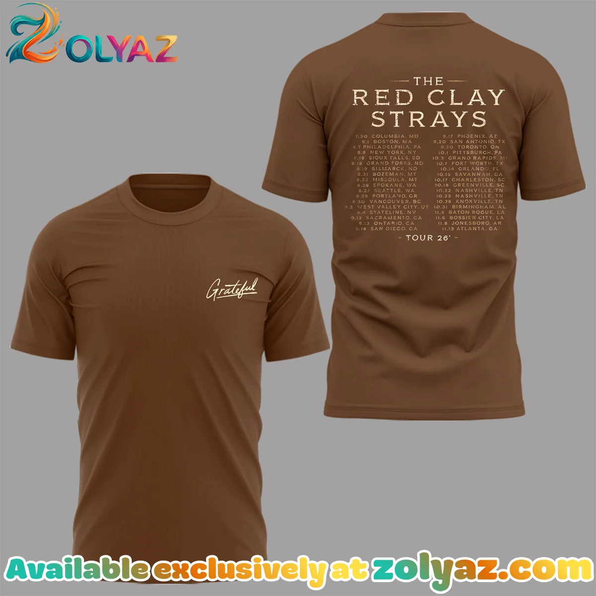 The Grateful Tour Shirt & Hoodie - Part 4 The Grateful Tour Shirt & Hoodie - Part 4