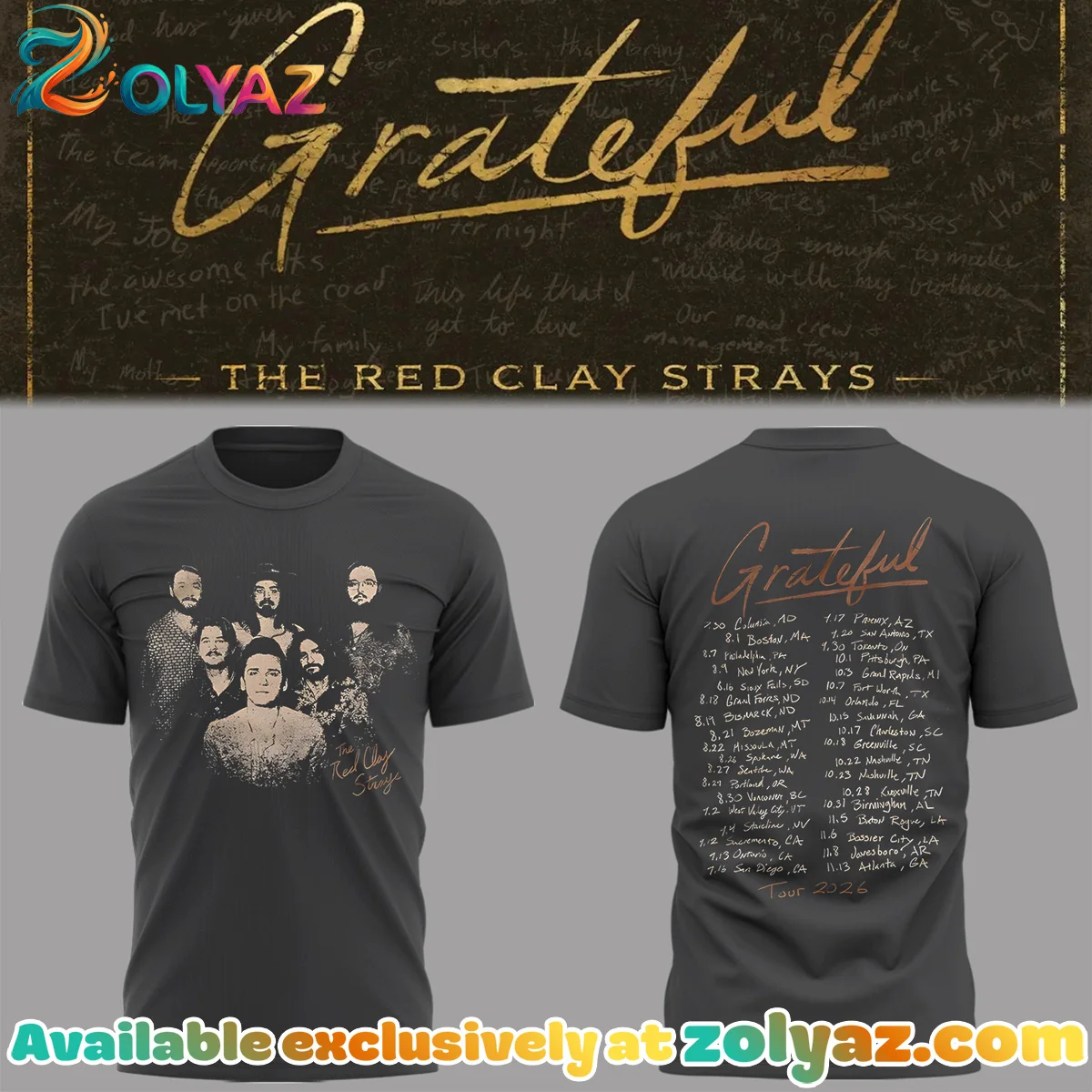 The Grateful Tour T-Shirt & Hoodie - Part 6
