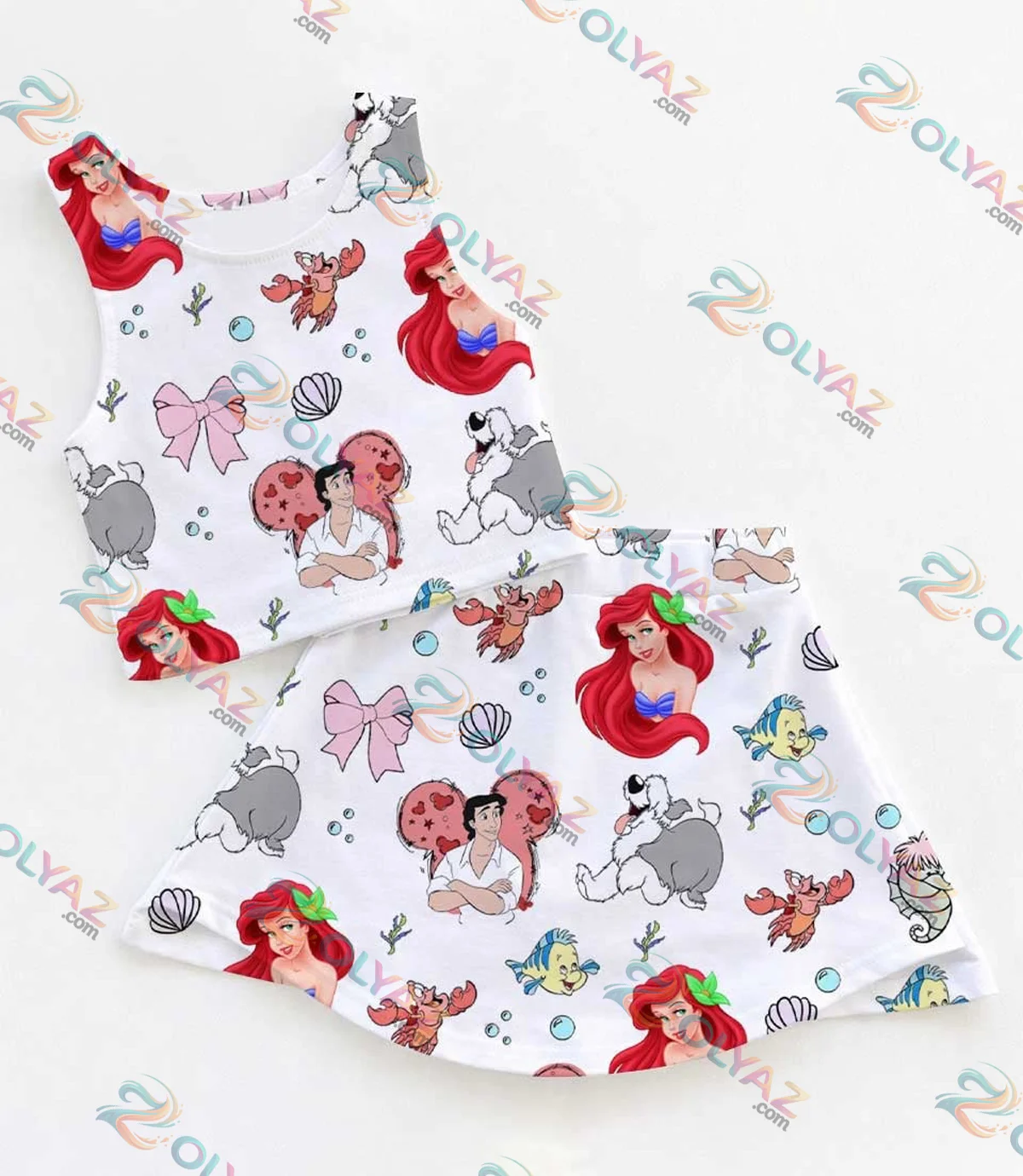 Little Mermaid Ariel Dress Set