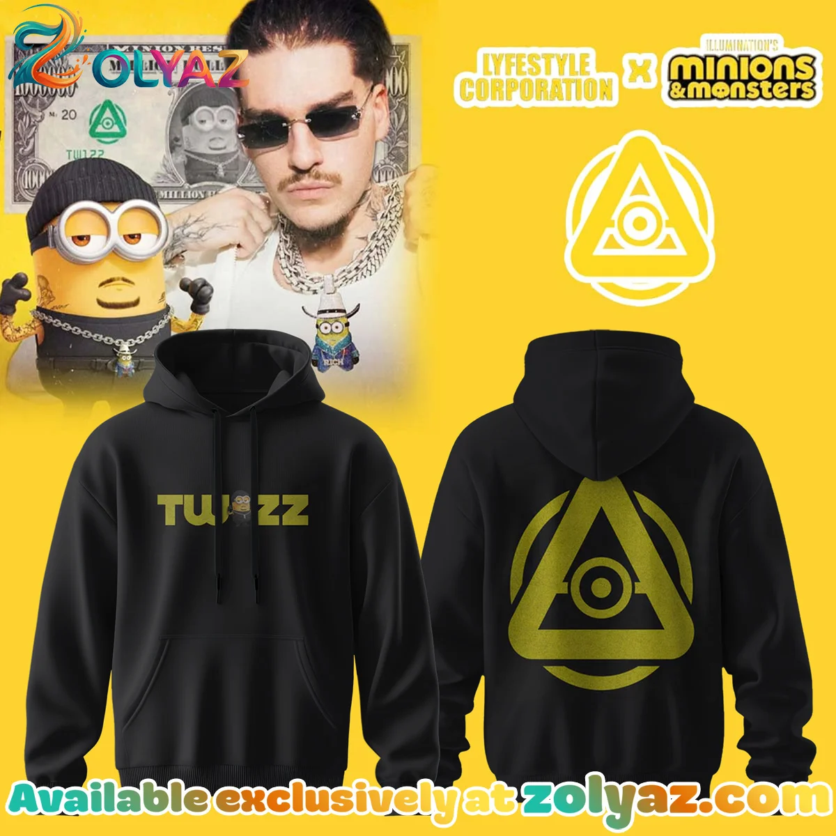 LYFESTYLE CORPORATION x MINIONS x MONSTERS Shirt & Hoodie [Batch 1]
