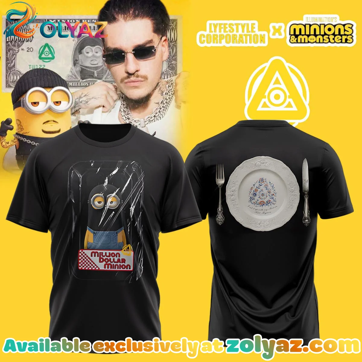 LYFESTYLE CORPORATION x MINIONS x MONSTERS Shirt & Hoodie - Variant 4