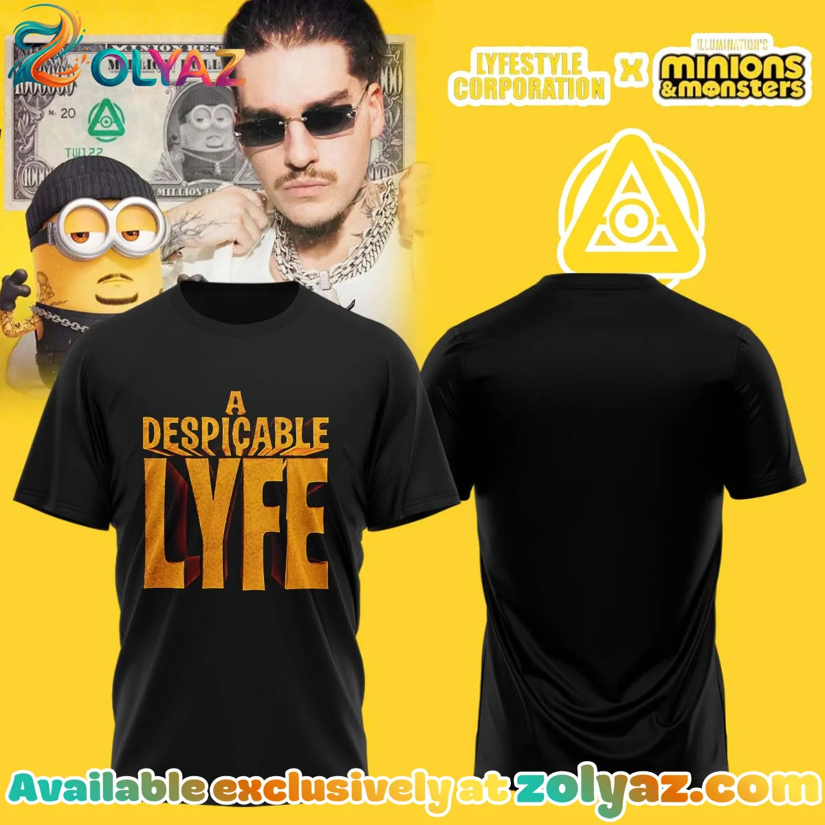 LYFESTYLE CORPORATION x MINIONS x MONSTERS T-Shirt & Hoodie (Release 2)