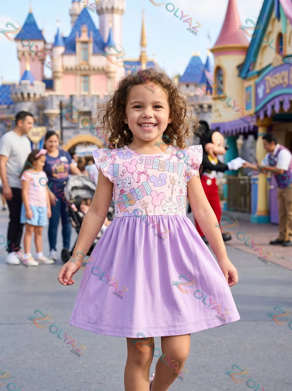 Mickey Castle Skater Dress