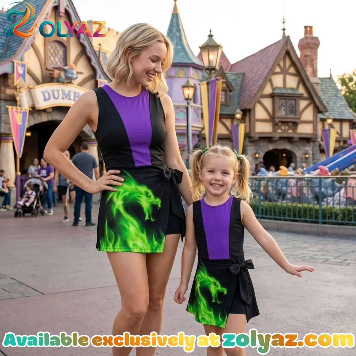 Maleficent Athletic Dress - Tennis Dress Skirt, Disney Villains Park Vacation Outfit, Maleficent Skort Dress Maleficent Athletic Dress - Tennis Dress Skirt, Disney Villains Park Vacation Outfit, Maleficent Skort Dress