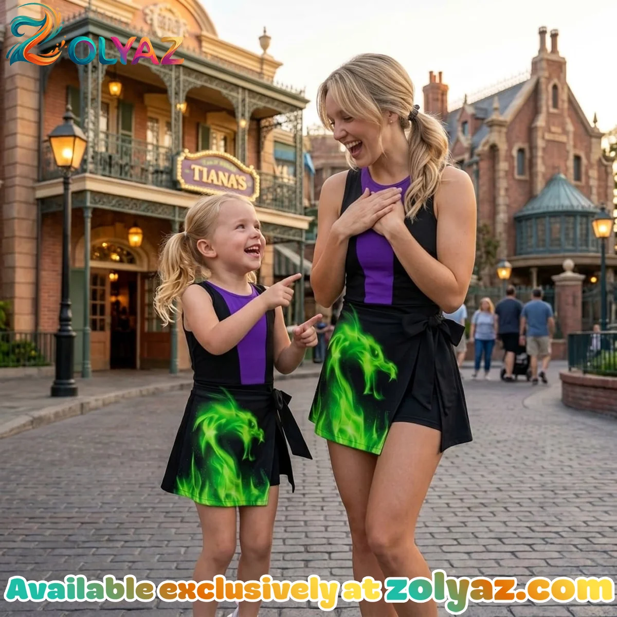 Maleficent Athletic Dress - Tennis Dress Skirt, Disney Villains Park Vacation Outfit, Maleficent Skort Dress Maleficent Athletic Dress - Tennis Dress Skirt, Disney Villains Park Vacation Outfit, Maleficent Skort Dress