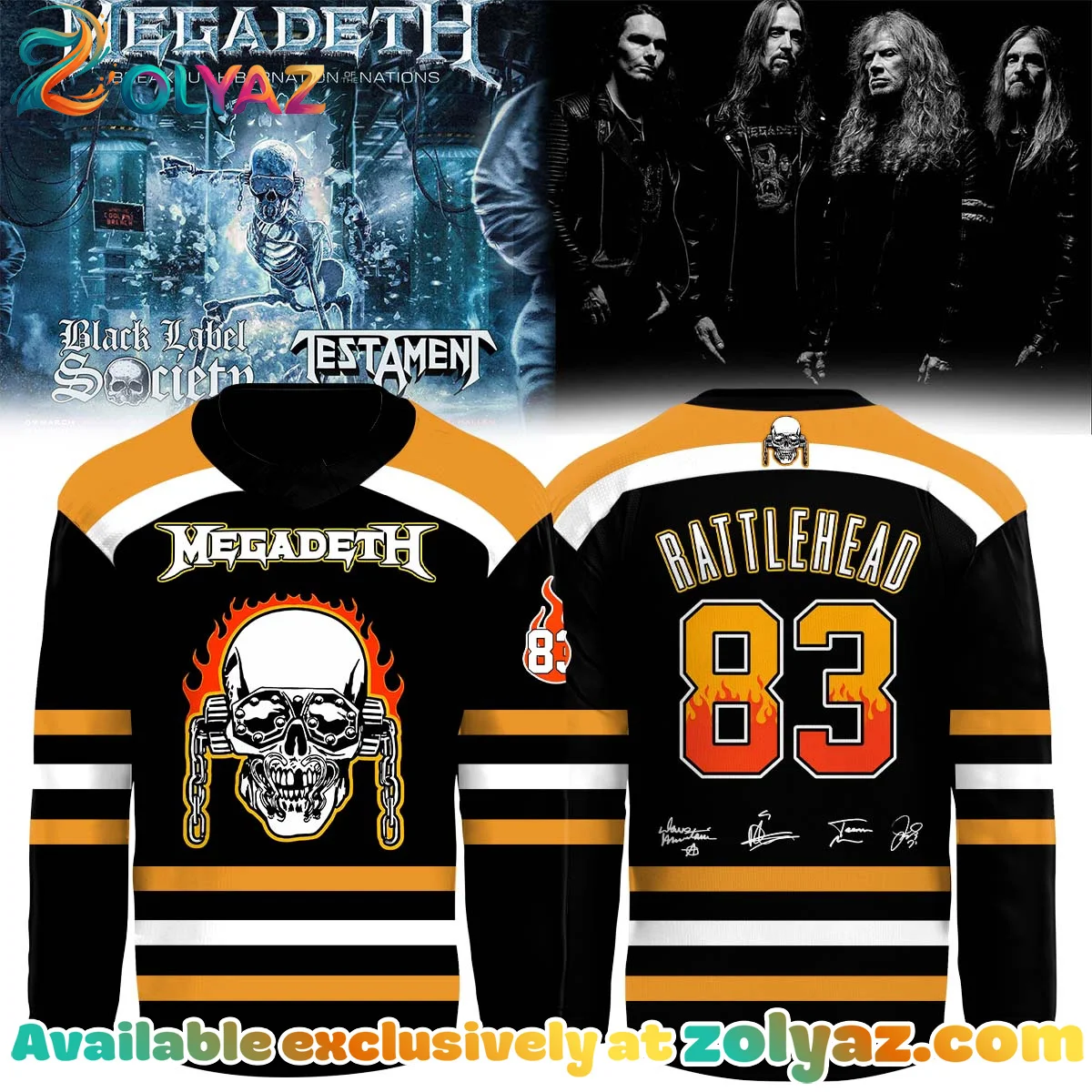 Megadeth Signed Jersey (Release 4)