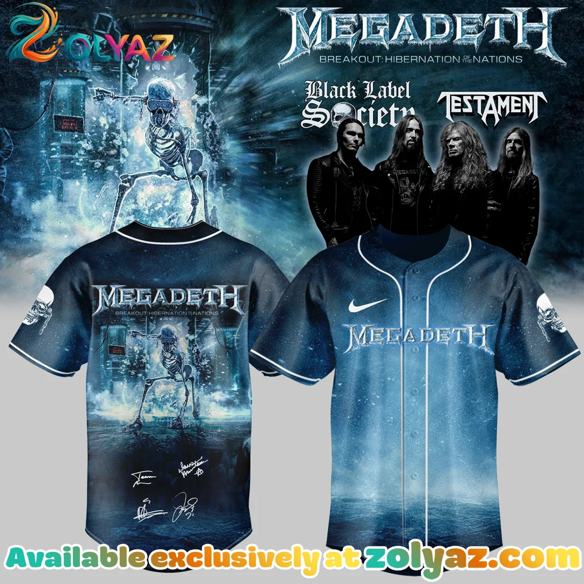 Megadeth Signed Jersey - Series 9