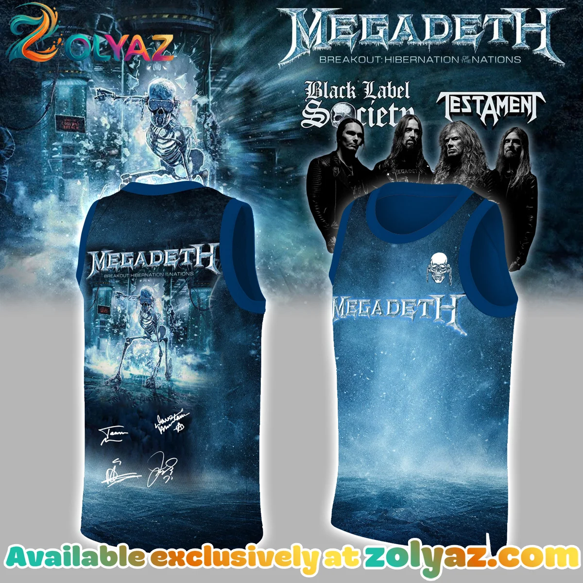 Megadeth Signed Jersey (Style 2)