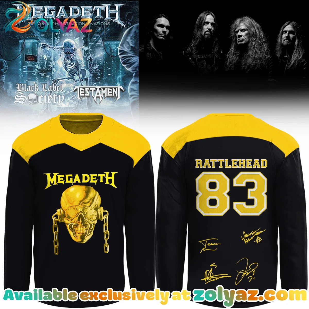Megadeth Signed Jersey [Batch 7]