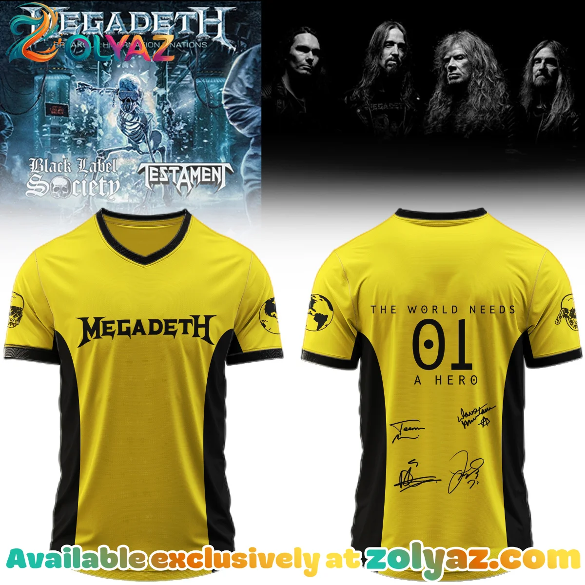 Megadeth Signed Jersey [Batch 8]