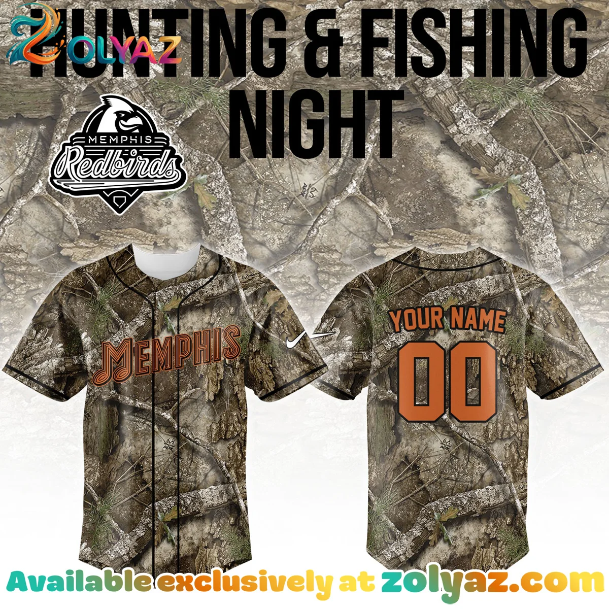Memphis Hunting And Fishing Jersey Memphis Hunting And Fishing Jersey