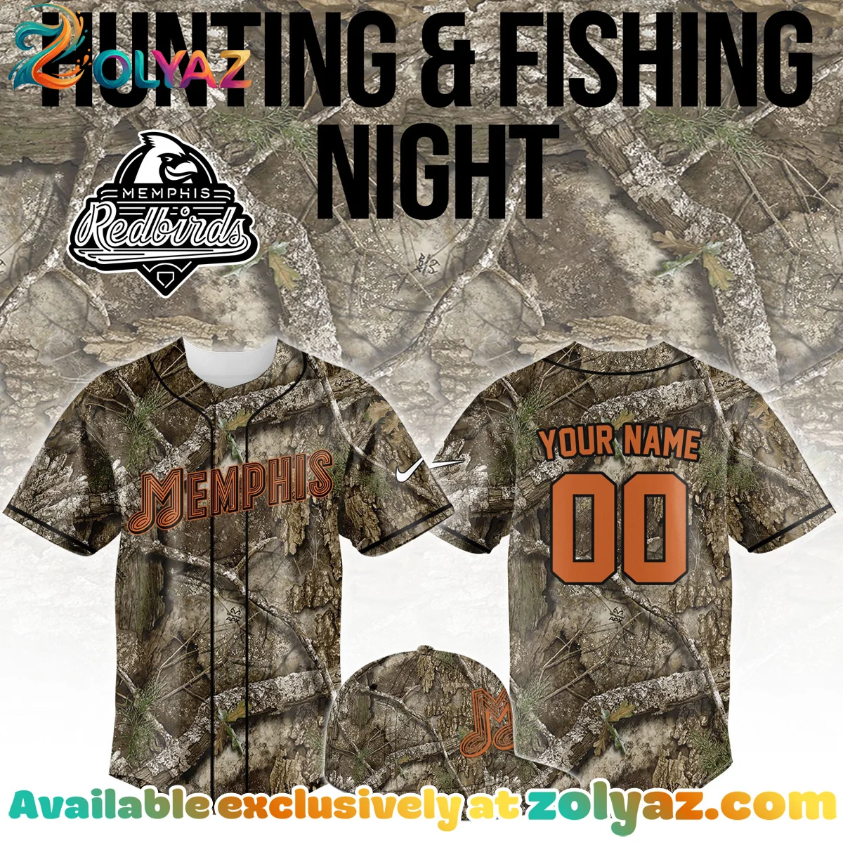 Memphis Hunting And Fishing Jersey