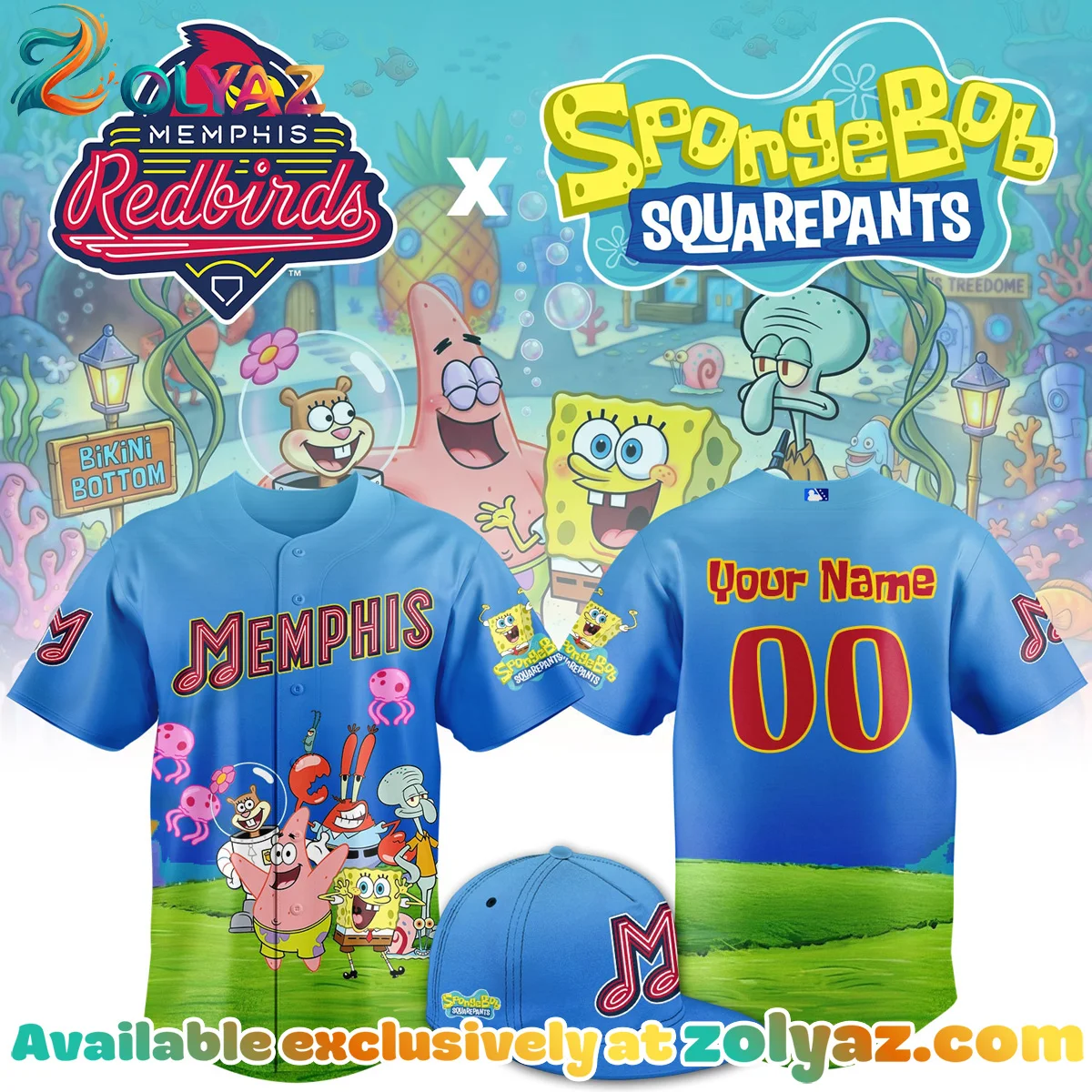 Memphis SpongeBob SquarePants Jersey [Batch 2]