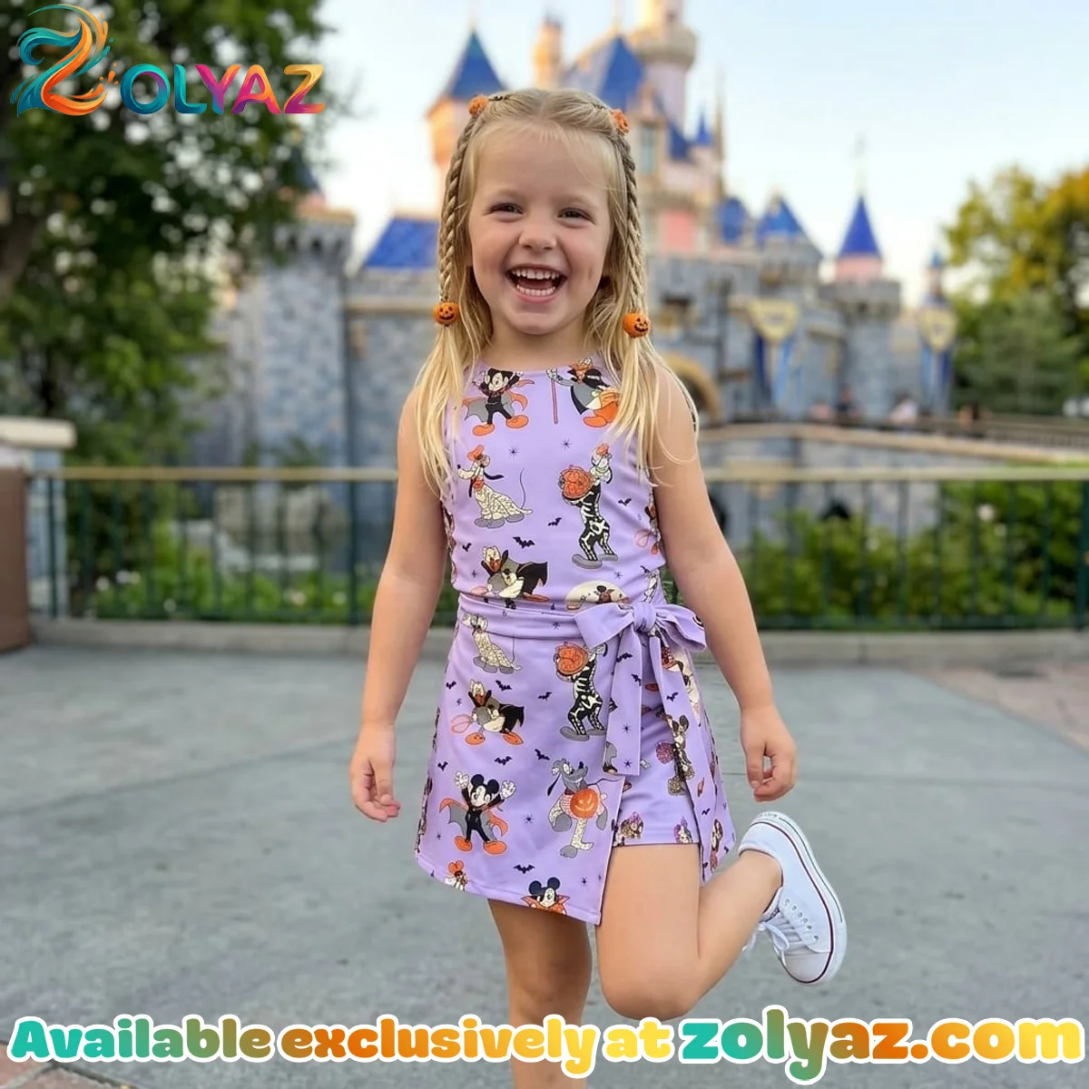 Mickey And Friends Halloween Athletic Dress - Tennis Dress Skirt, Disney Halloween Park Vacation Outfit, Mickey Halloween Skort Dress Mickey And Friends Halloween Athletic Dress - Tennis Dress Skirt, Disney Halloween Park Vacation Outfit, Mickey Halloween Skort Dress