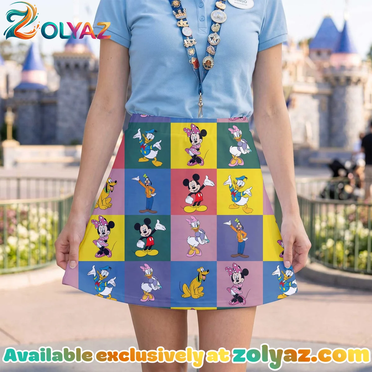 Mickey And Friends Skater Skirt (Release 2) Mickey And Friends Skater Skirt (Release 2)