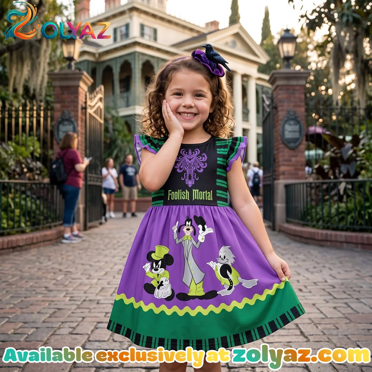 Mickey Friends Haunted Mansion Skater Dress