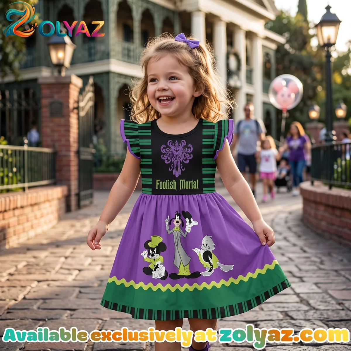 Mickey Friends Haunted Mansion Skater Dress Mickey Friends Haunted Mansion Skater Dress