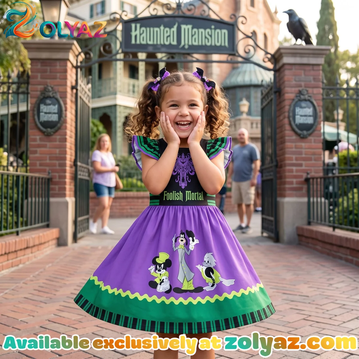 Mickey Friends Haunted Mansion Skater Dress Mickey Friends Haunted Mansion Skater Dress