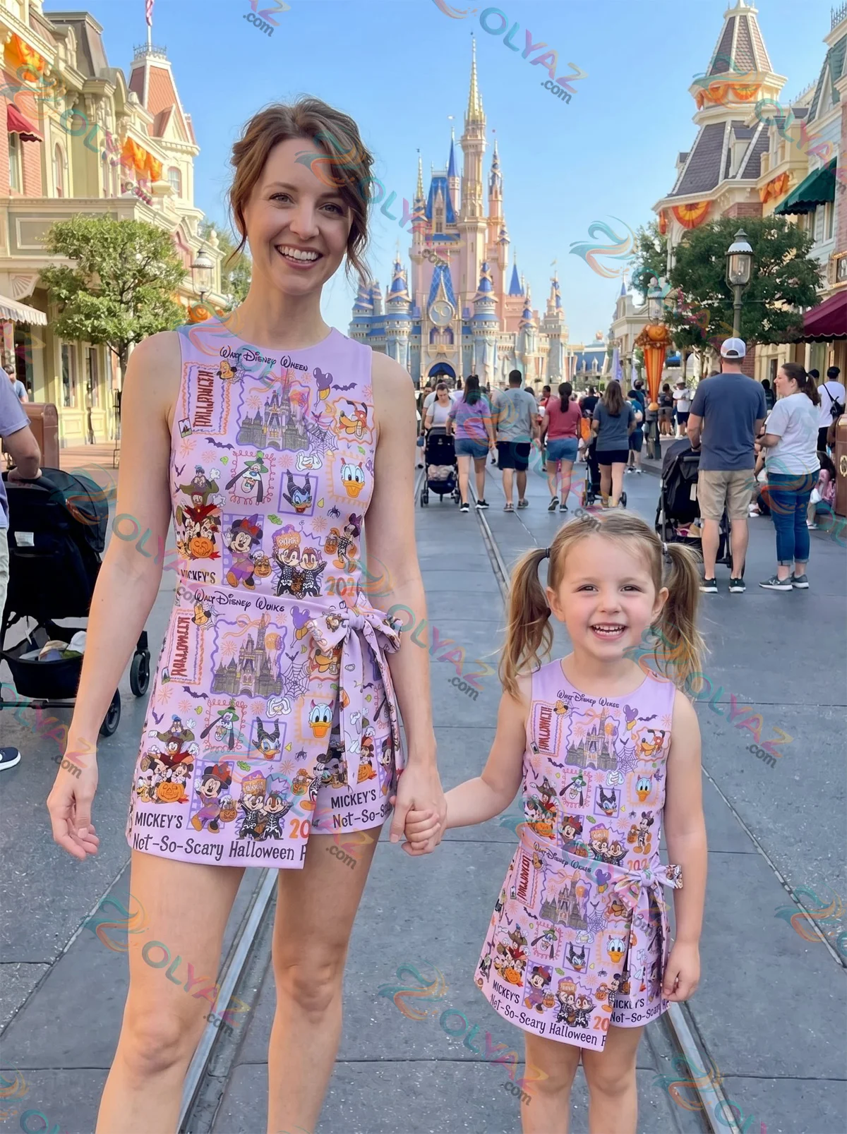 Mickey Halloween Athletic Dress - Tennis Dress Skirt, Disney Park Vacation Outfit, Mickey's Not-So-Scary Halloween Skort Dress