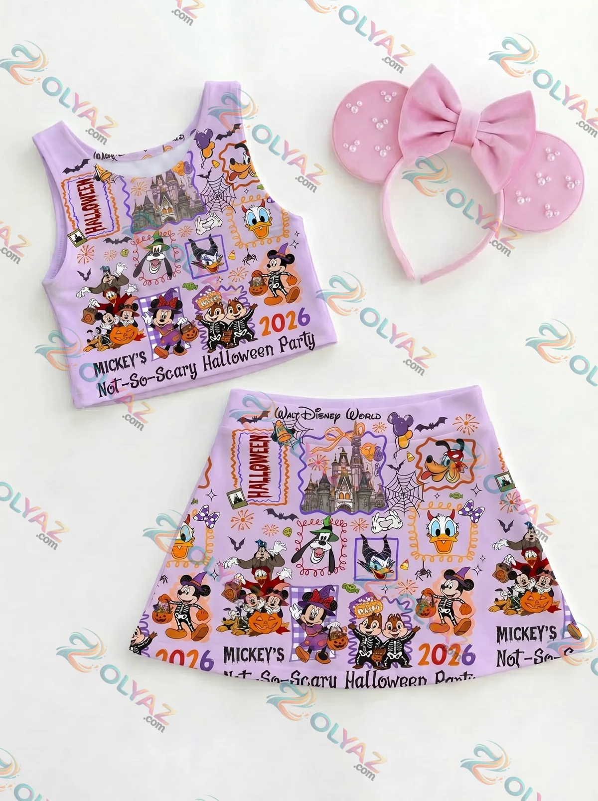 Mickey Halloween Dress Set (Style 1)