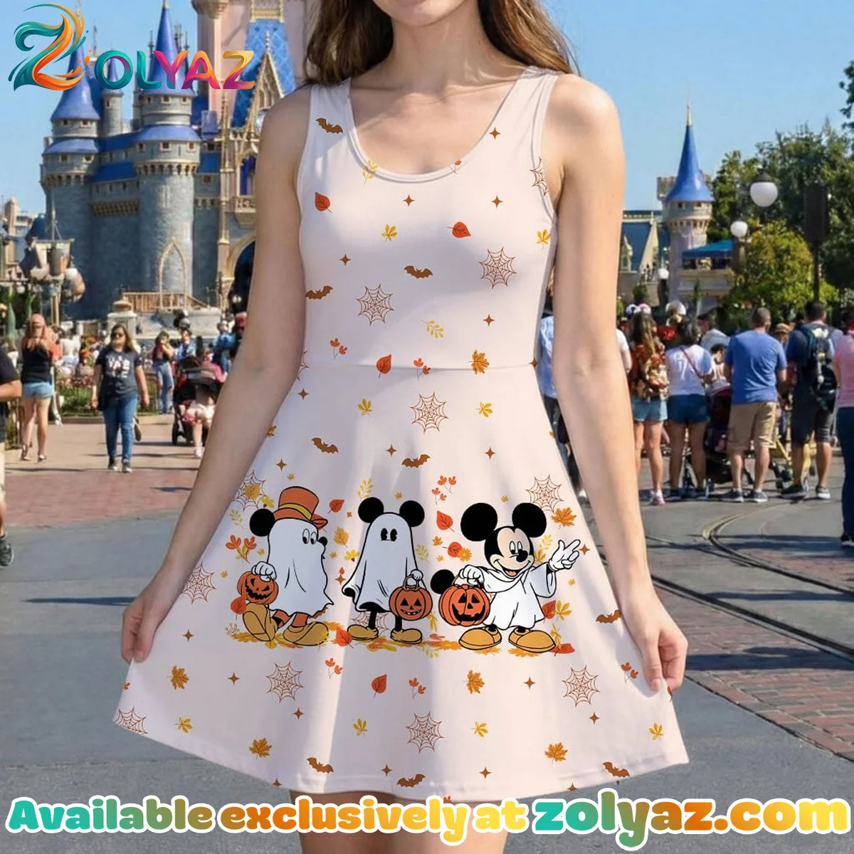 Mickey Halloween Skater Dress - Series 3 Mickey Halloween Skater Dress - Series 3