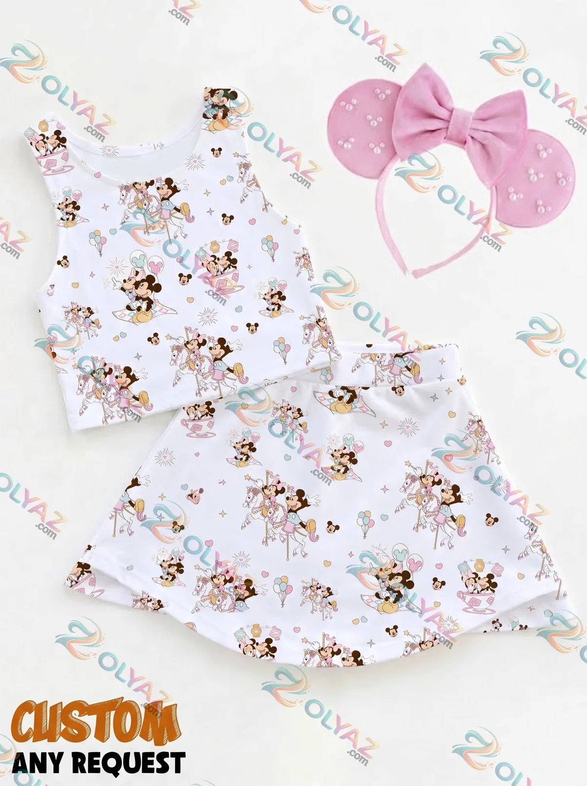 Mickey & Minnie Dress Set