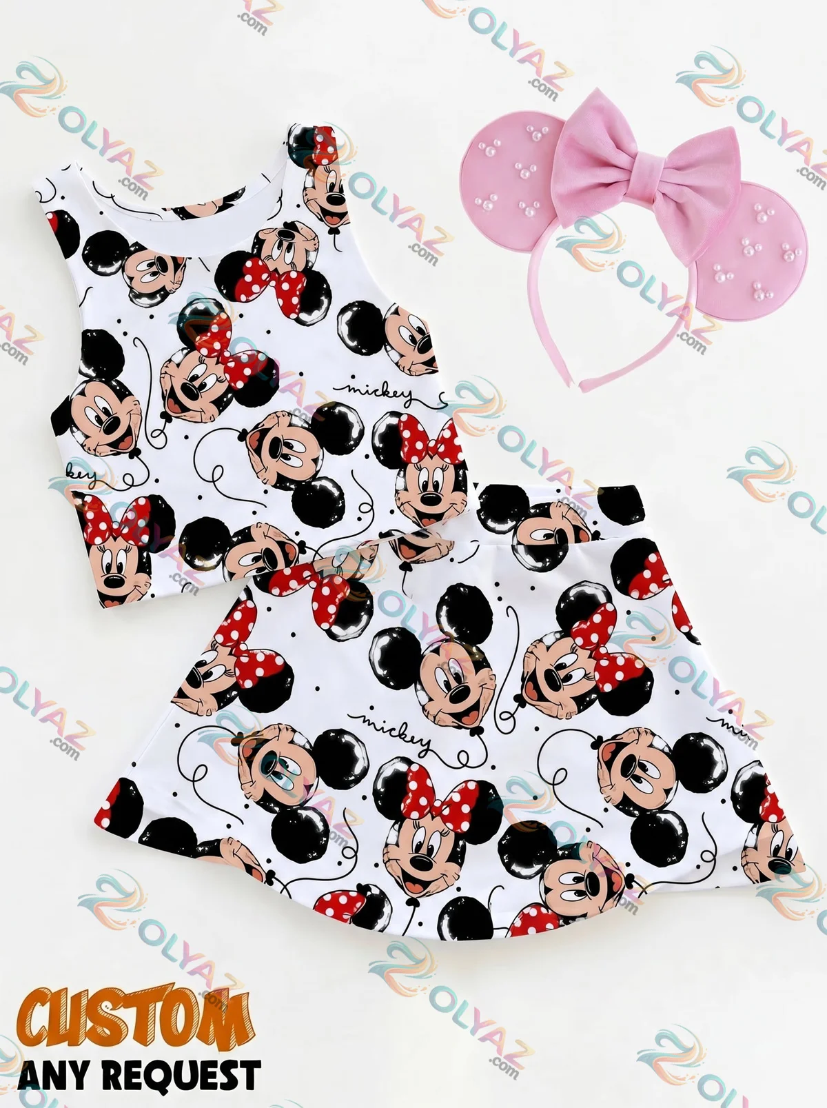 Mickey Minnie Dress Set