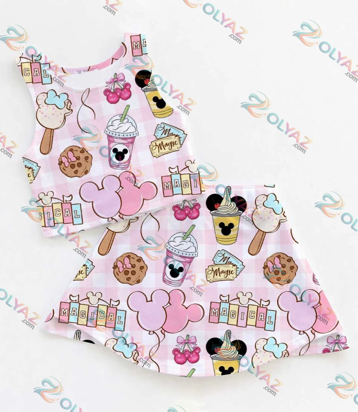 Mickey Mouse Food Dress Set
