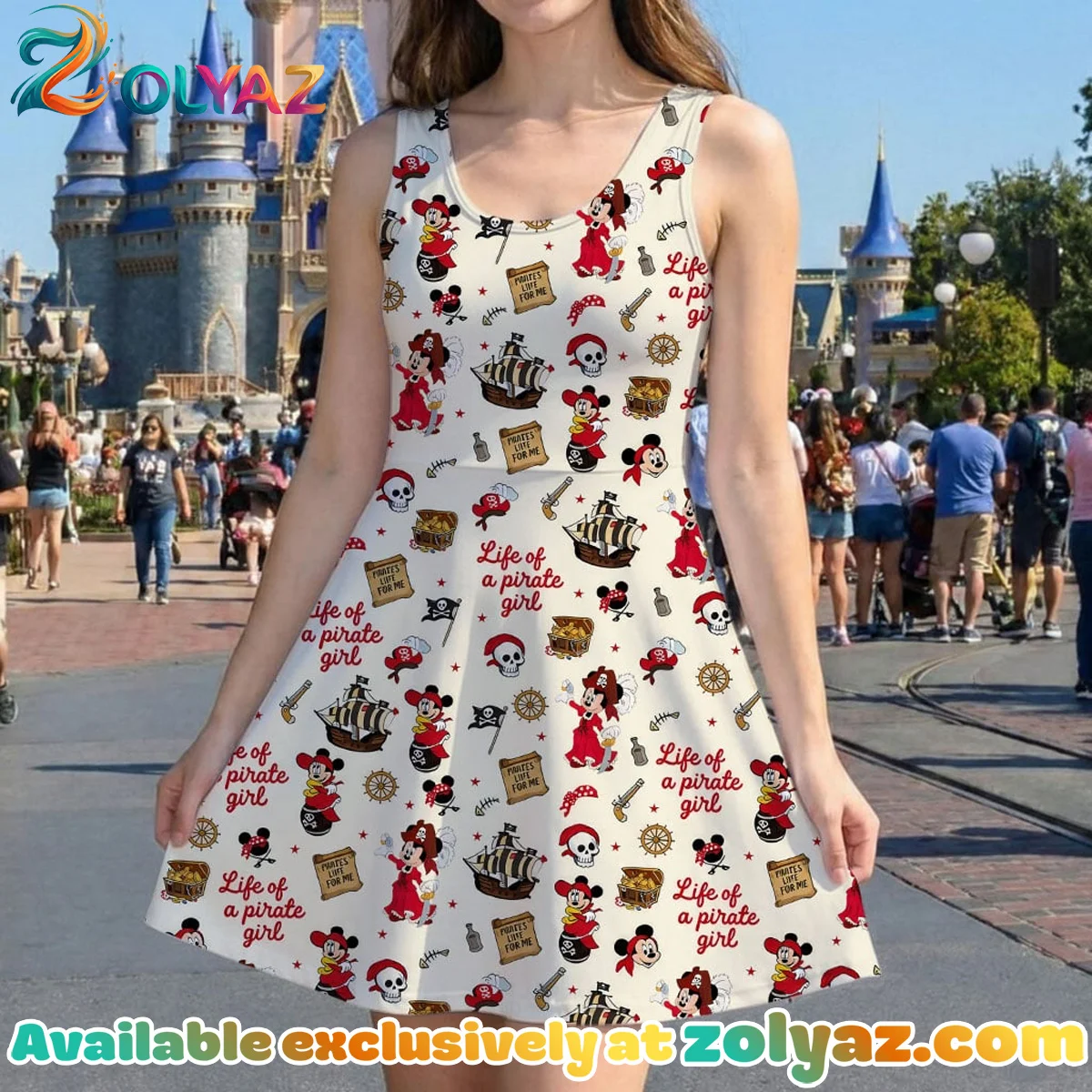 Mickey Pirate Skater Dress Mickey Pirate Skater Dress