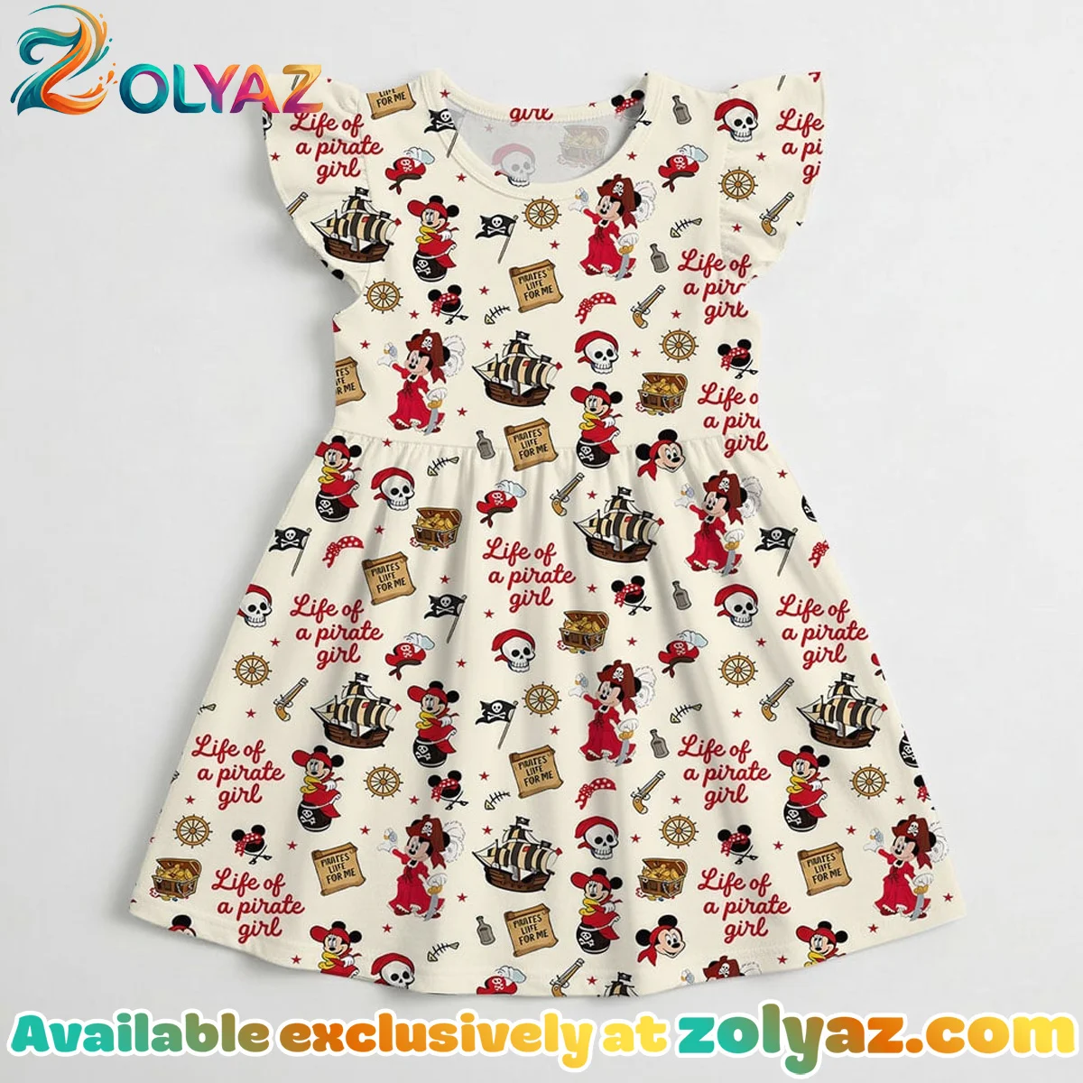 Mickey Pirate Skater Dress Mickey Pirate Skater Dress